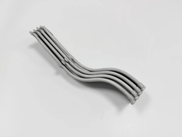cleaning access and machined zones on medical titanium prototype