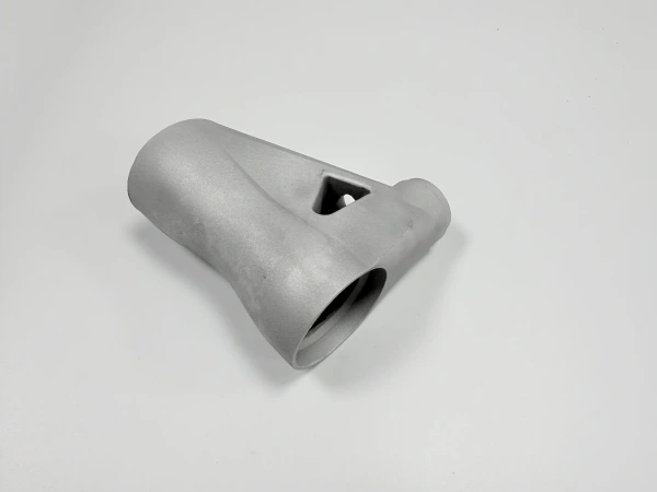 load path and machined pads on Scalmalloy AM component
